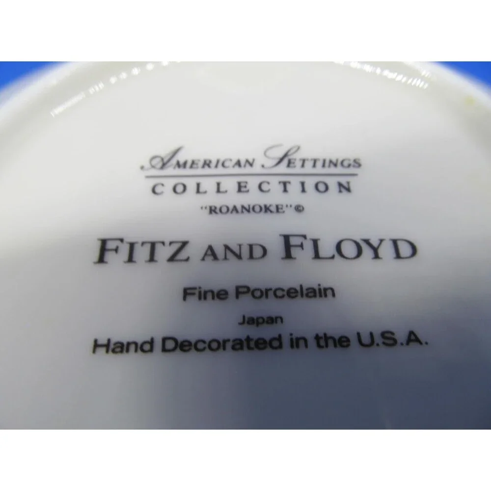 Fitz And Floyd Roanoke American Settings Collection Cup And Saucer